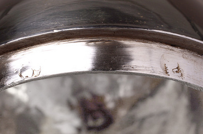 George I Silver Coffee Pot - Newdigate Family Armorial